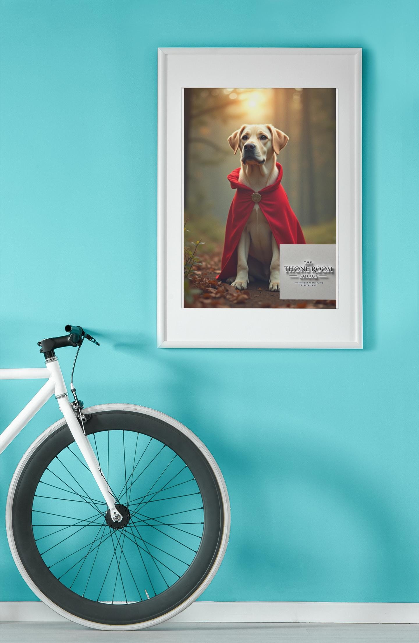 Labrador Superhero Wall Art - Cute Dog Poster for Pet Lovers, Hero Dog Decor, Fun Animal Print for Kids & Home Decor