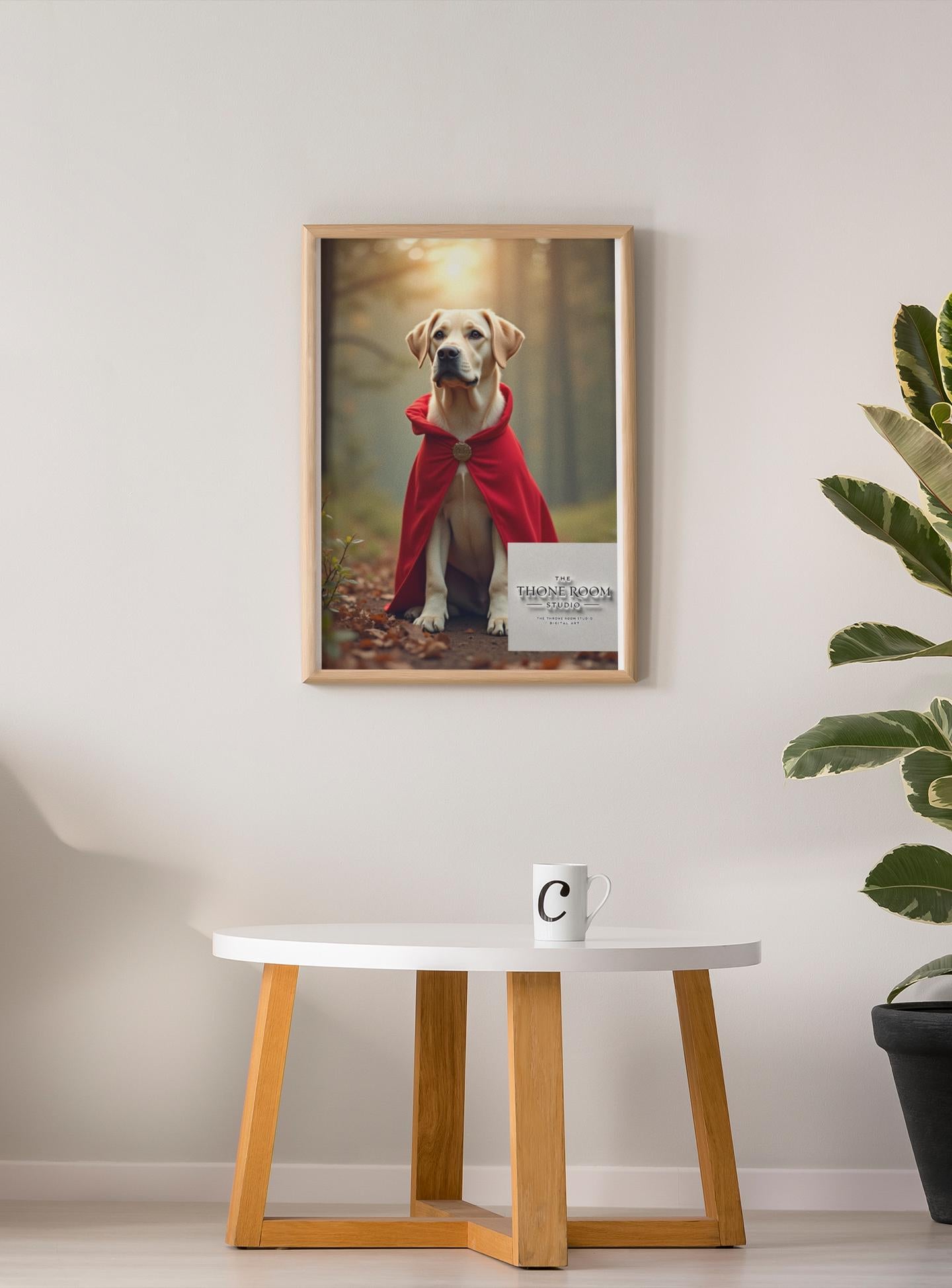 Labrador Superhero Wall Art - Cute Dog Poster for Pet Lovers, Hero Dog Decor, Fun Animal Print for Kids & Home Decor