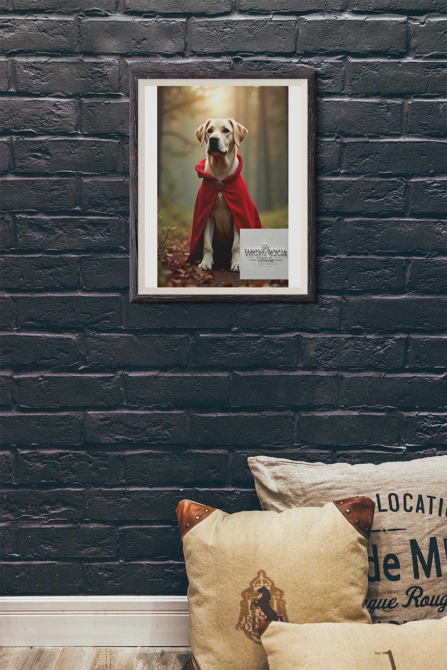 Labrador Superhero Wall Art - Cute Dog Poster for Pet Lovers, Hero Dog Decor, Fun Animal Print for Kids & Home Decor