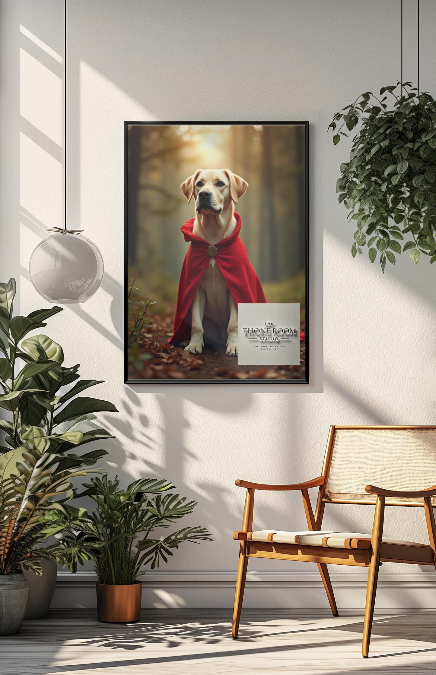Labrador Superhero Wall Art - Cute Dog Poster for Pet Lovers, Hero Dog Decor, Fun Animal Print for Kids & Home Decor